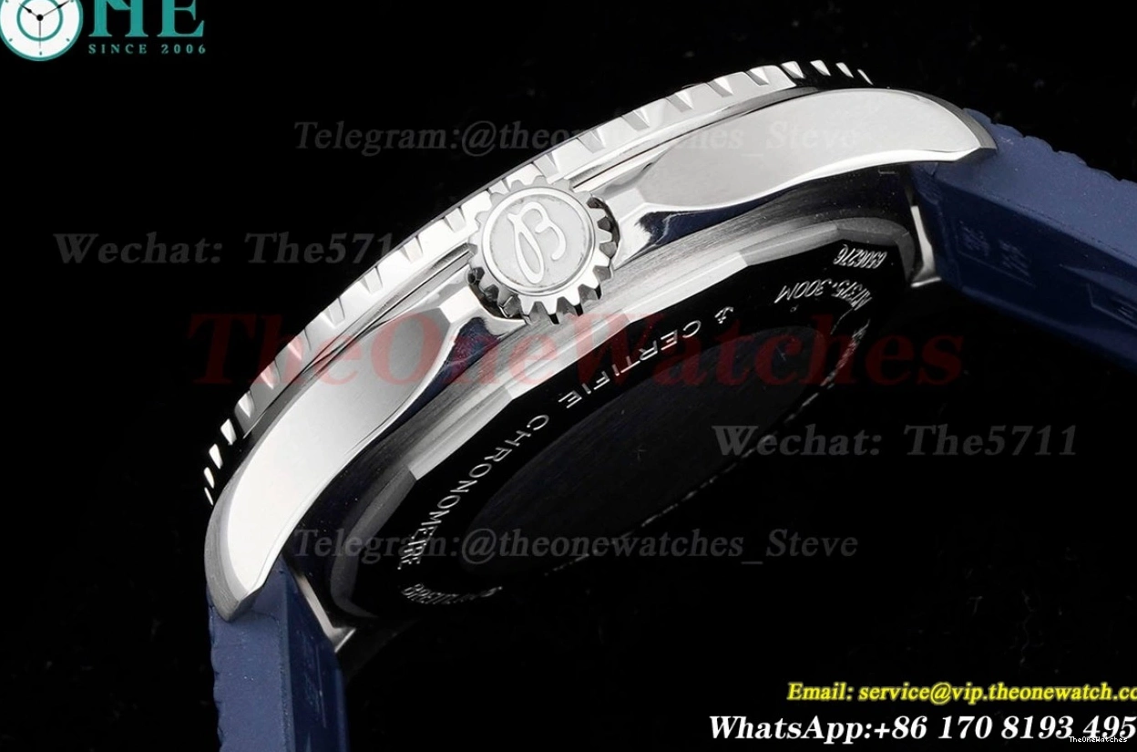 White Bezel Dial SS BLSF RU Blue Superocean 42mm A2824 0519